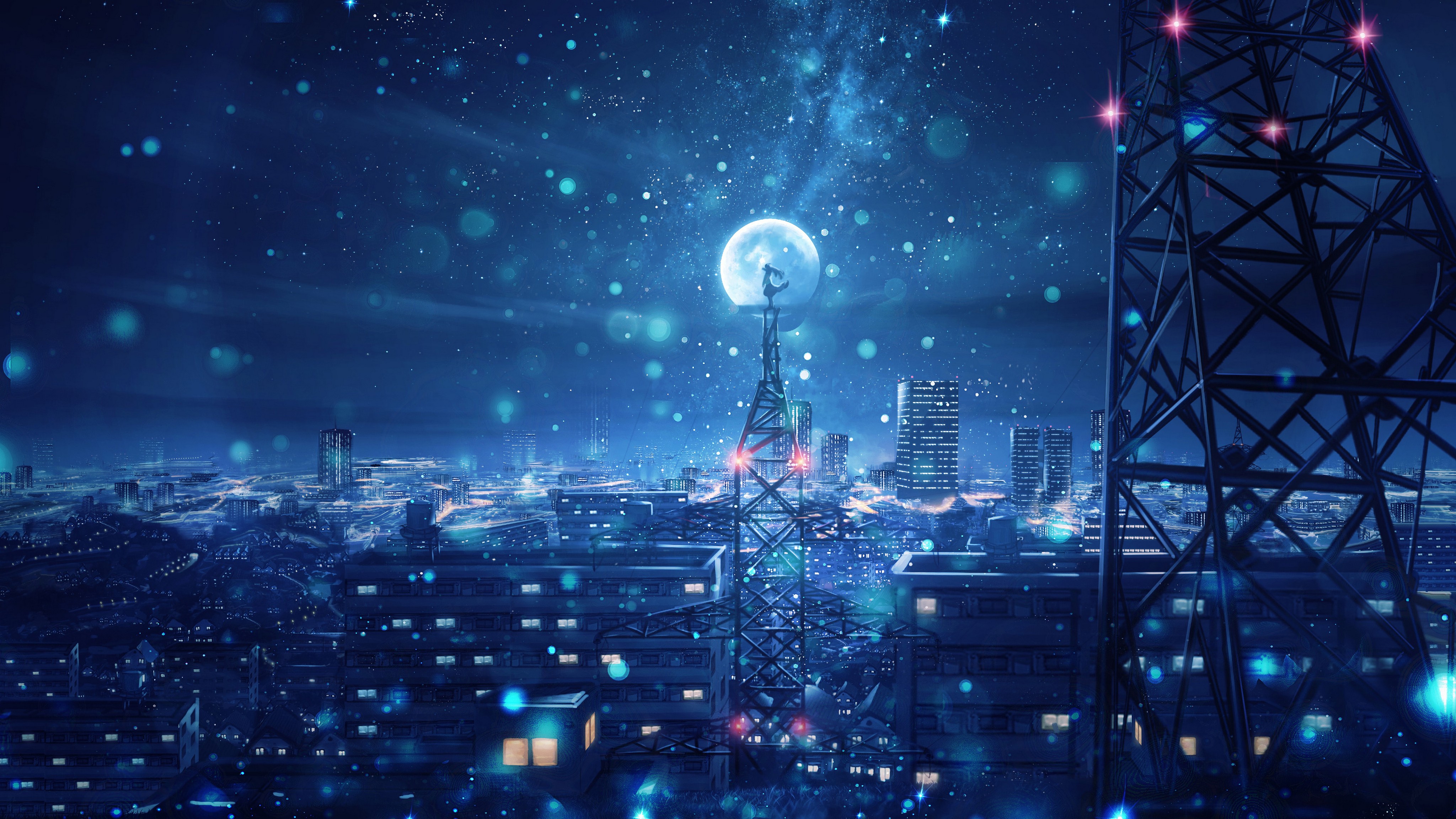Blue Cityscape